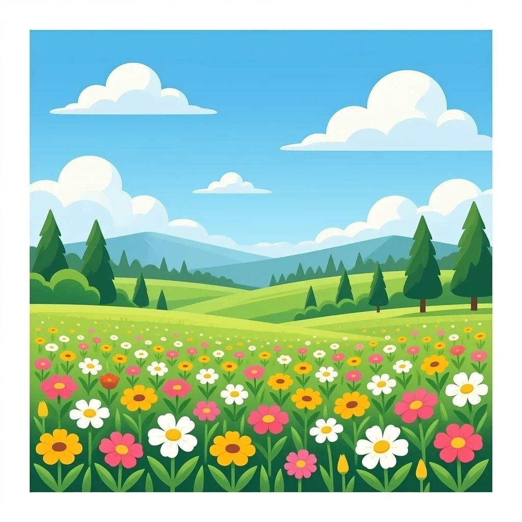 Floral Field emoji