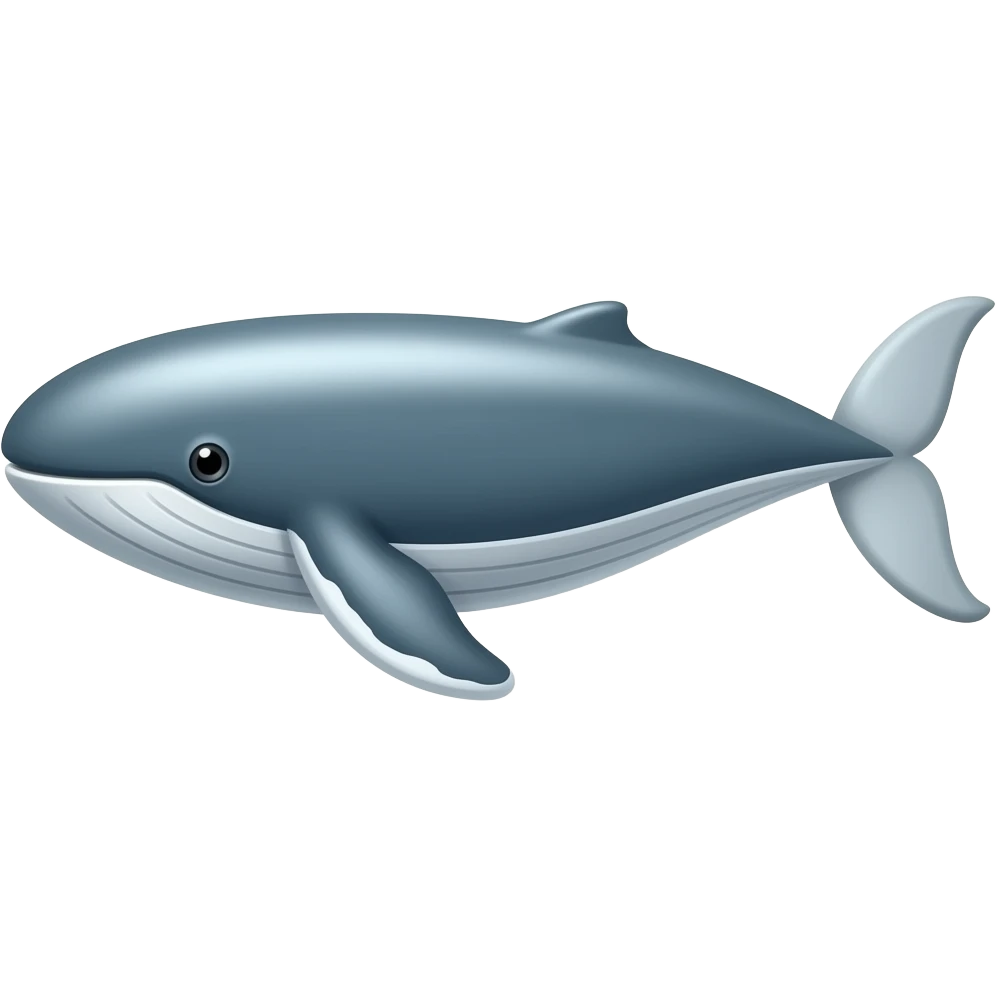 whale top view emoji