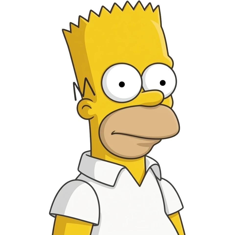 Bart simpson high emoji