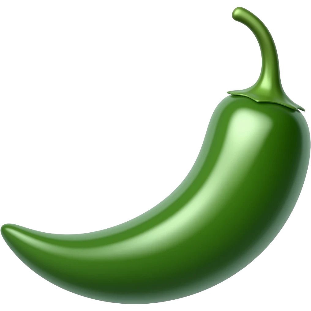 Green chilli emoji