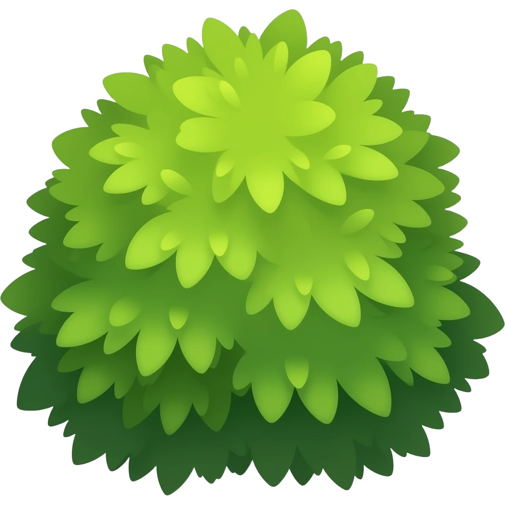 a bush emoji