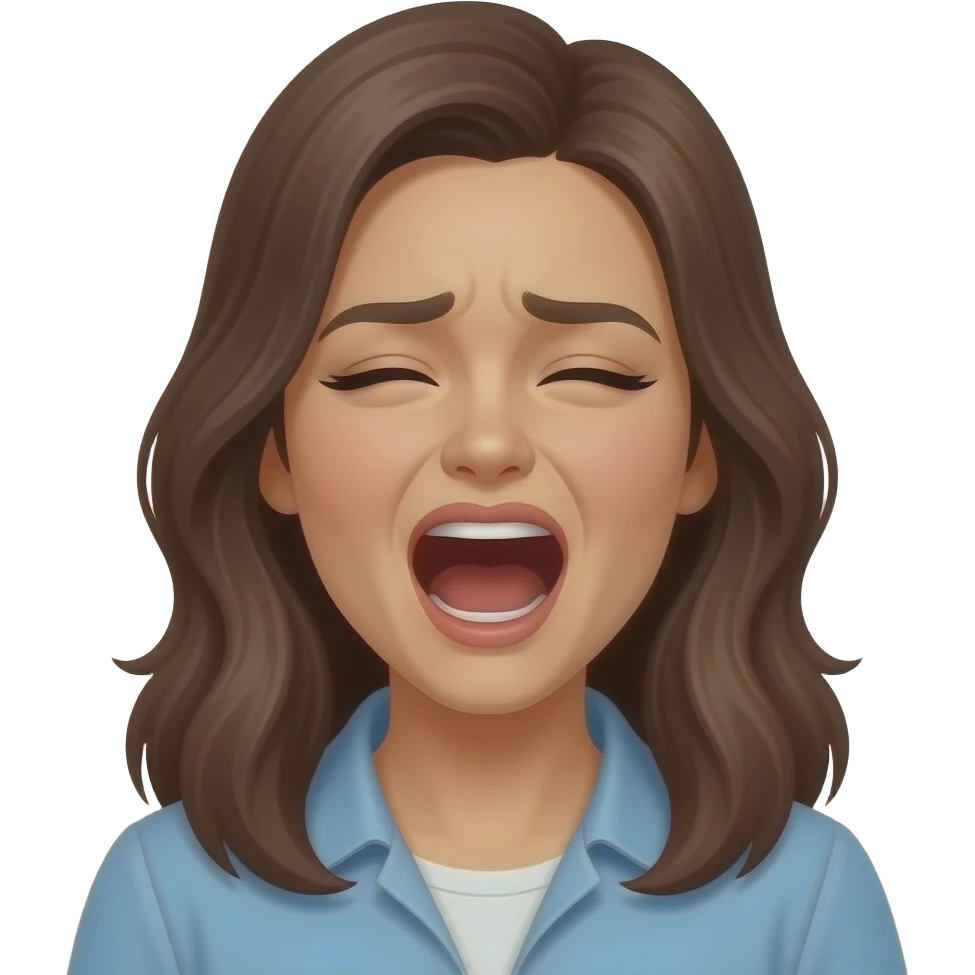 Orgasm moaning pleasure face female emoji