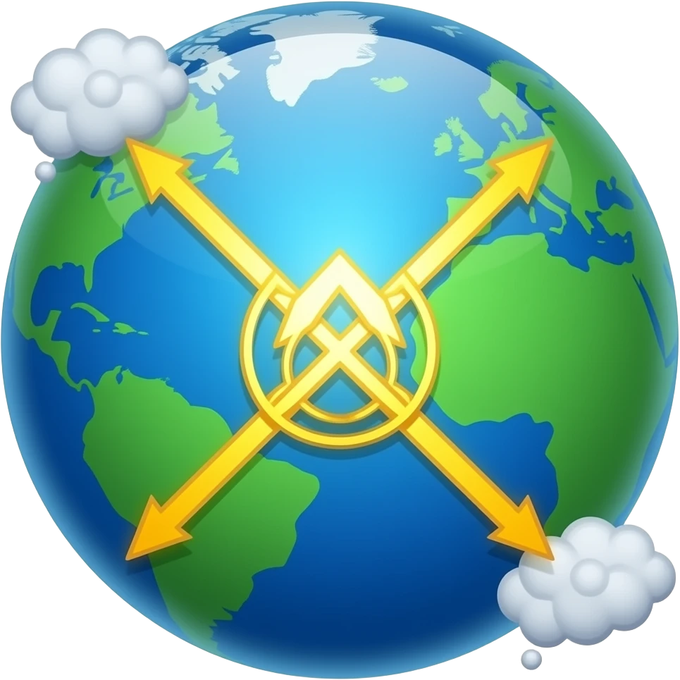 Лого для игры - динамическая метафоры ума и мыслей. Игрок управляет светлым шаром, ловит падающие объекты-мысли и направляет ценные «семена» в центр экрана, чтобы вырастить золотую ось — символ связи между небом и землёй, порядком и хаосом. emoji