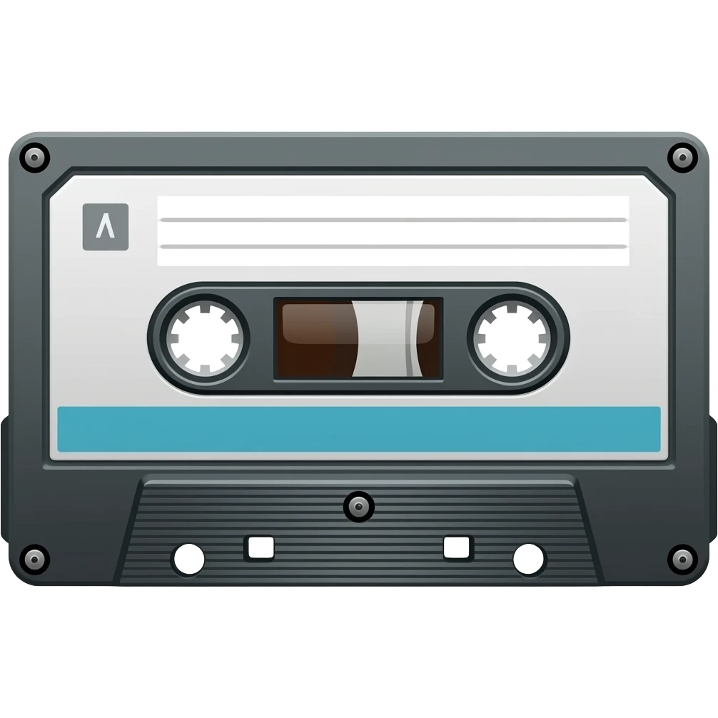 Asthetic music caset emoji