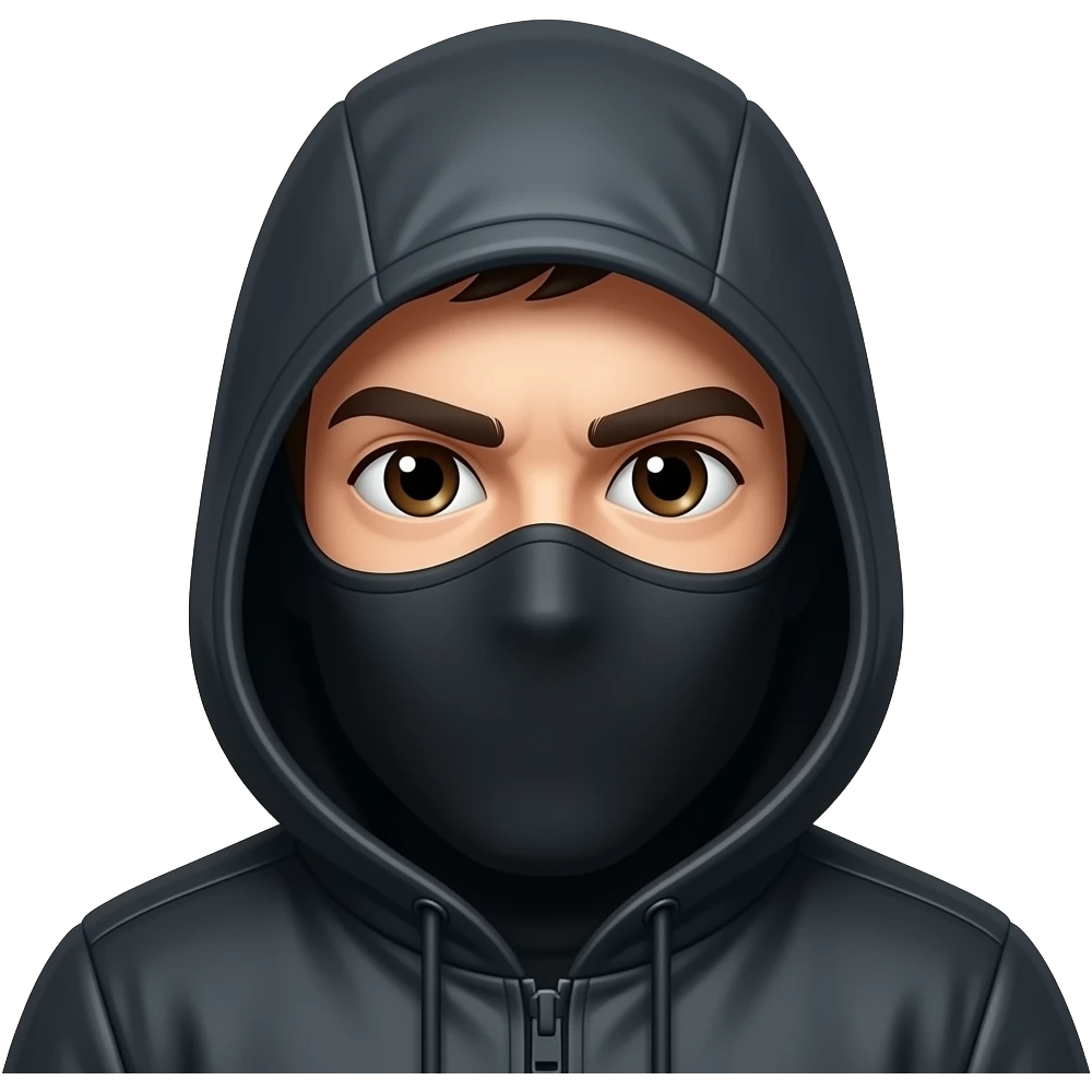 Ski mask robber emoji