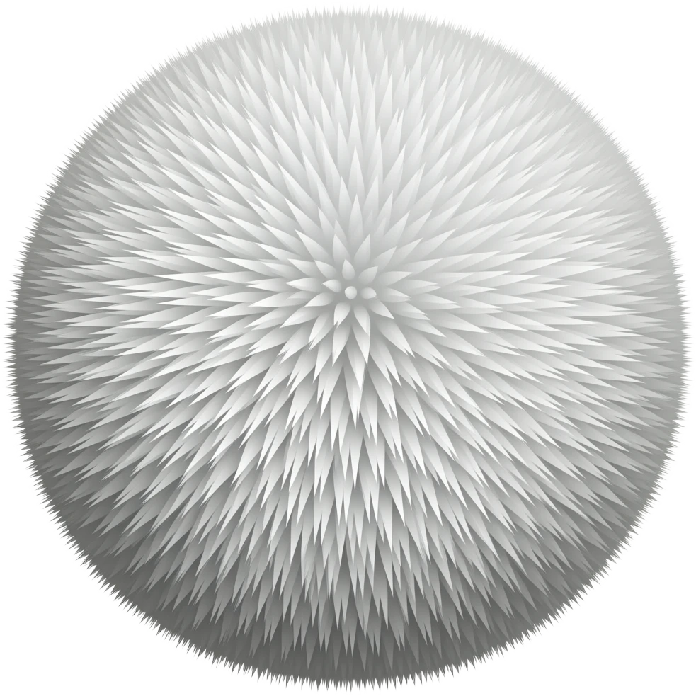 fluffy hairy ball emoji