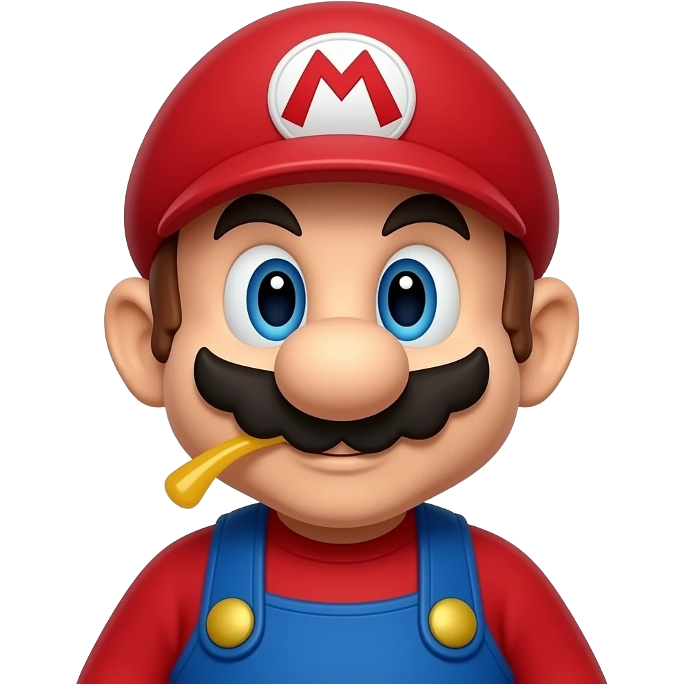 Mario drunked emoji