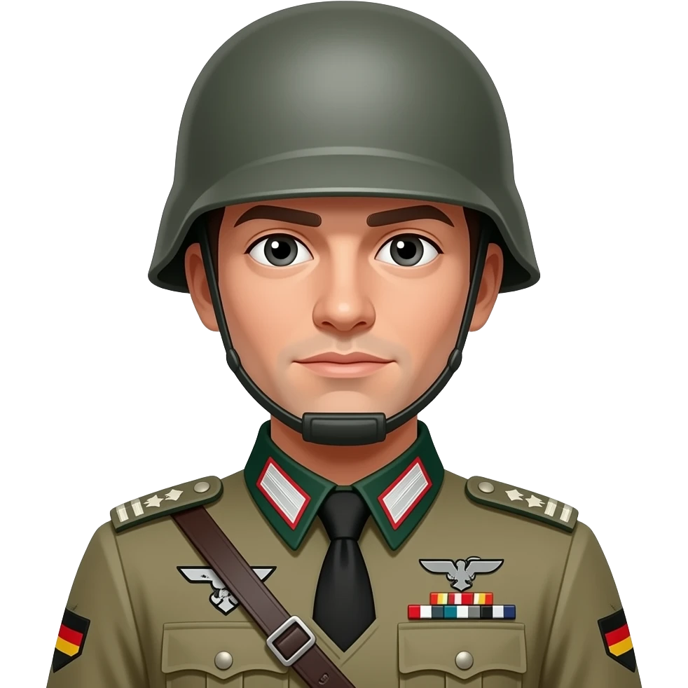 german tank soldier emoji