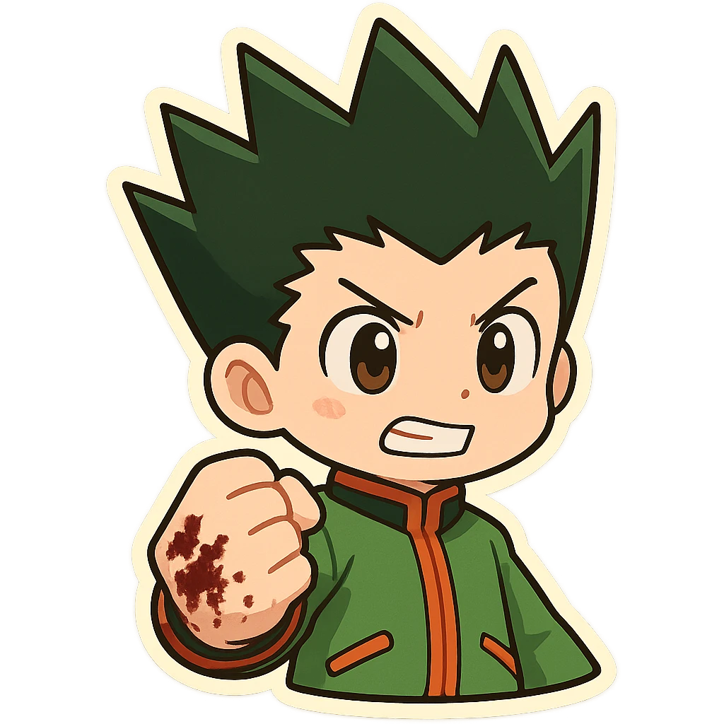 Gon hunter x hunter emoji