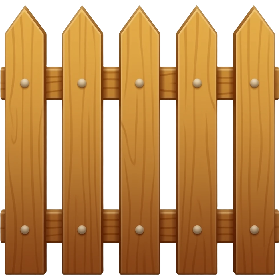 wooden fence emoji