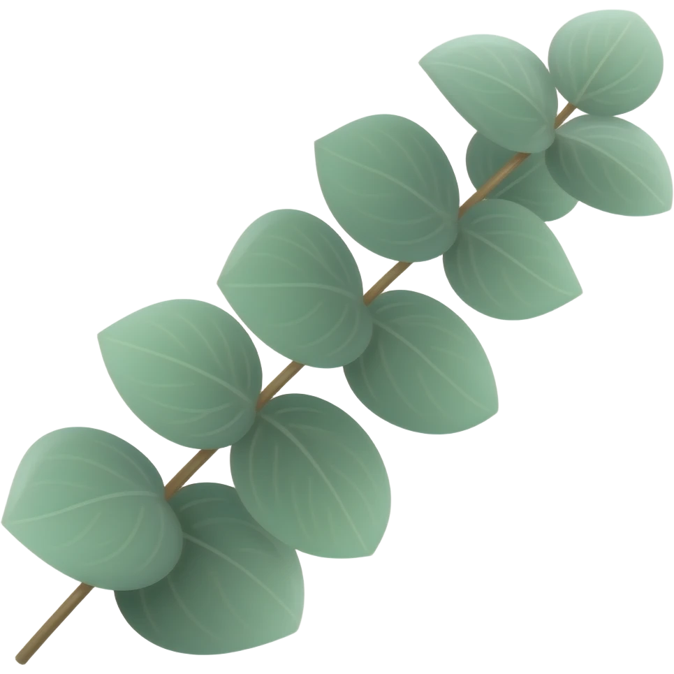 pretty eucalyptus emoji