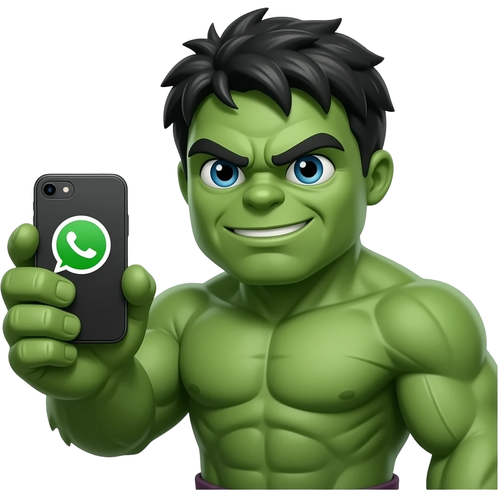WhatsaApp Hulk emoji