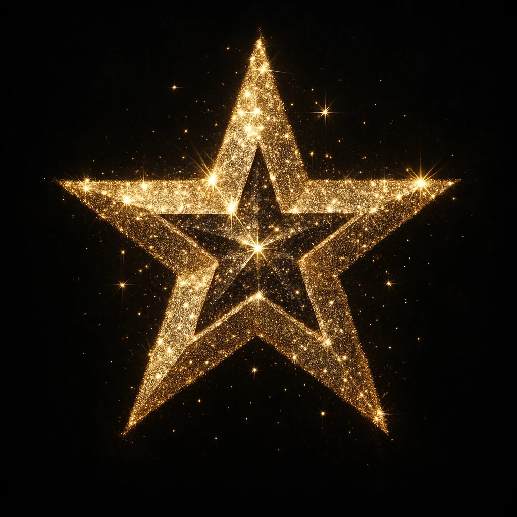 sparkling star, luxurious and bold emoji