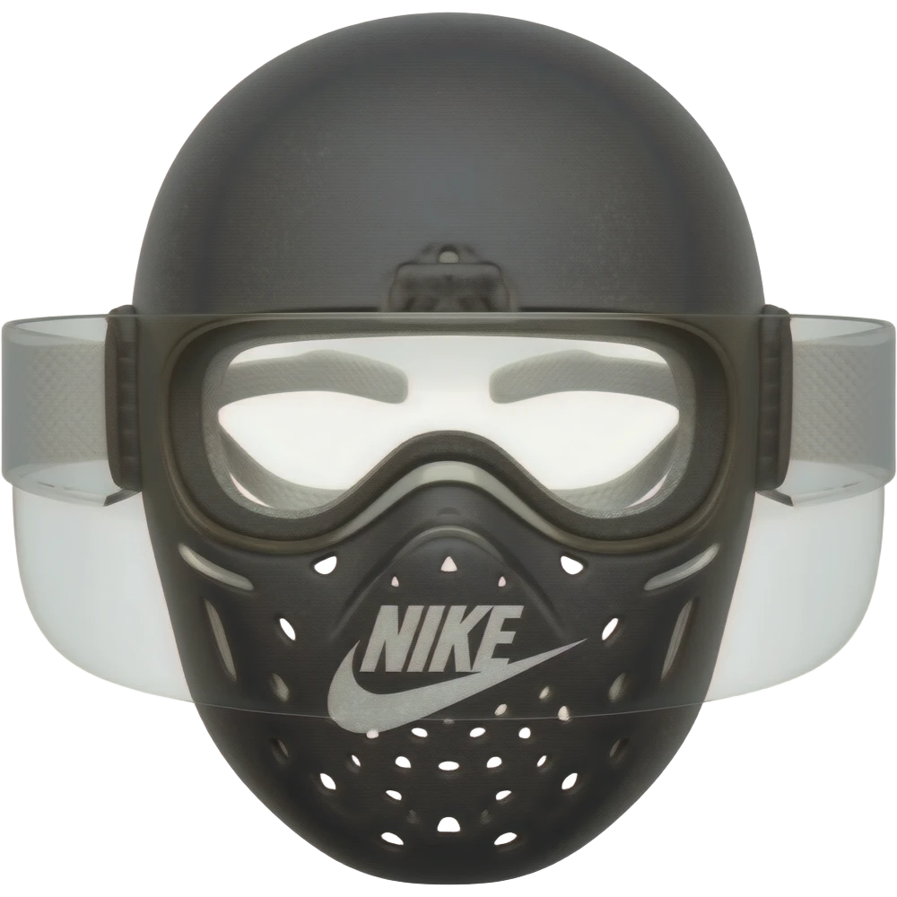 black Nike ski mask emoji