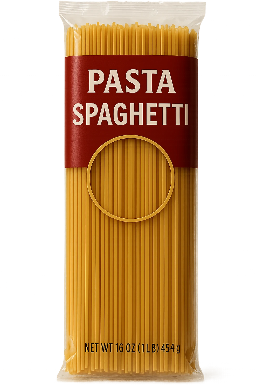 pacco di pasta realistico, 4k emoji
