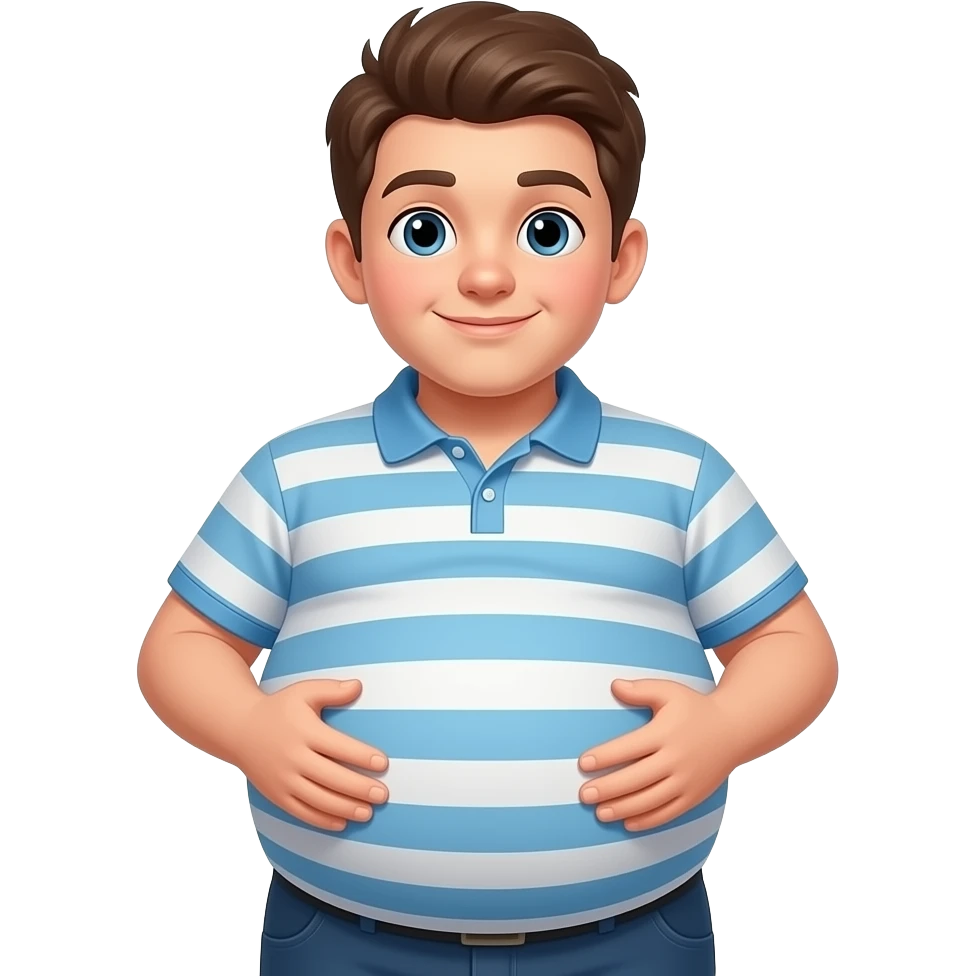 Zrób chłopak 13 latek bardzo ogromnym brzuchem emoji