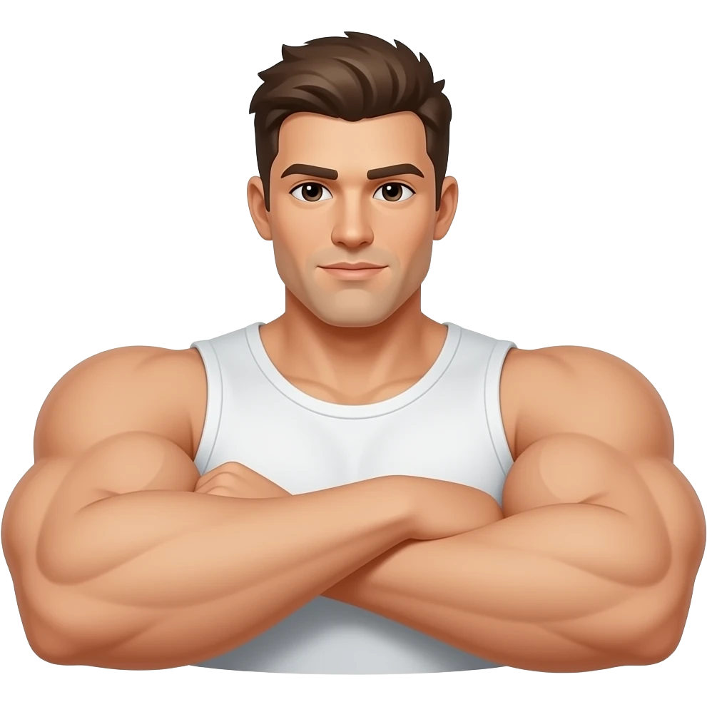 muscle bras simple emoji