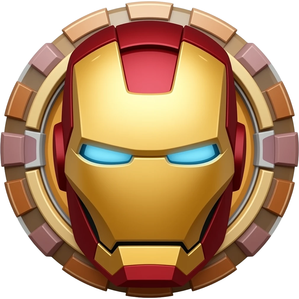 Iron man arc reactor emoji
