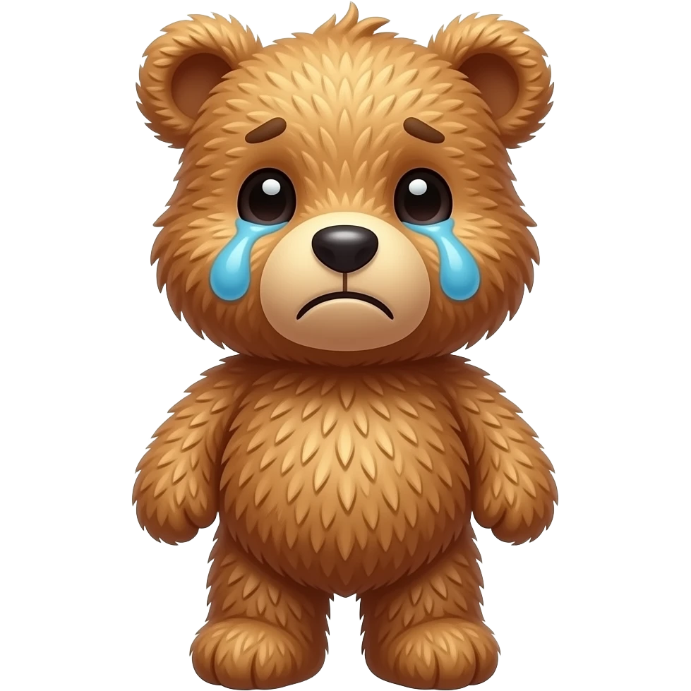 teddy no cry emoji