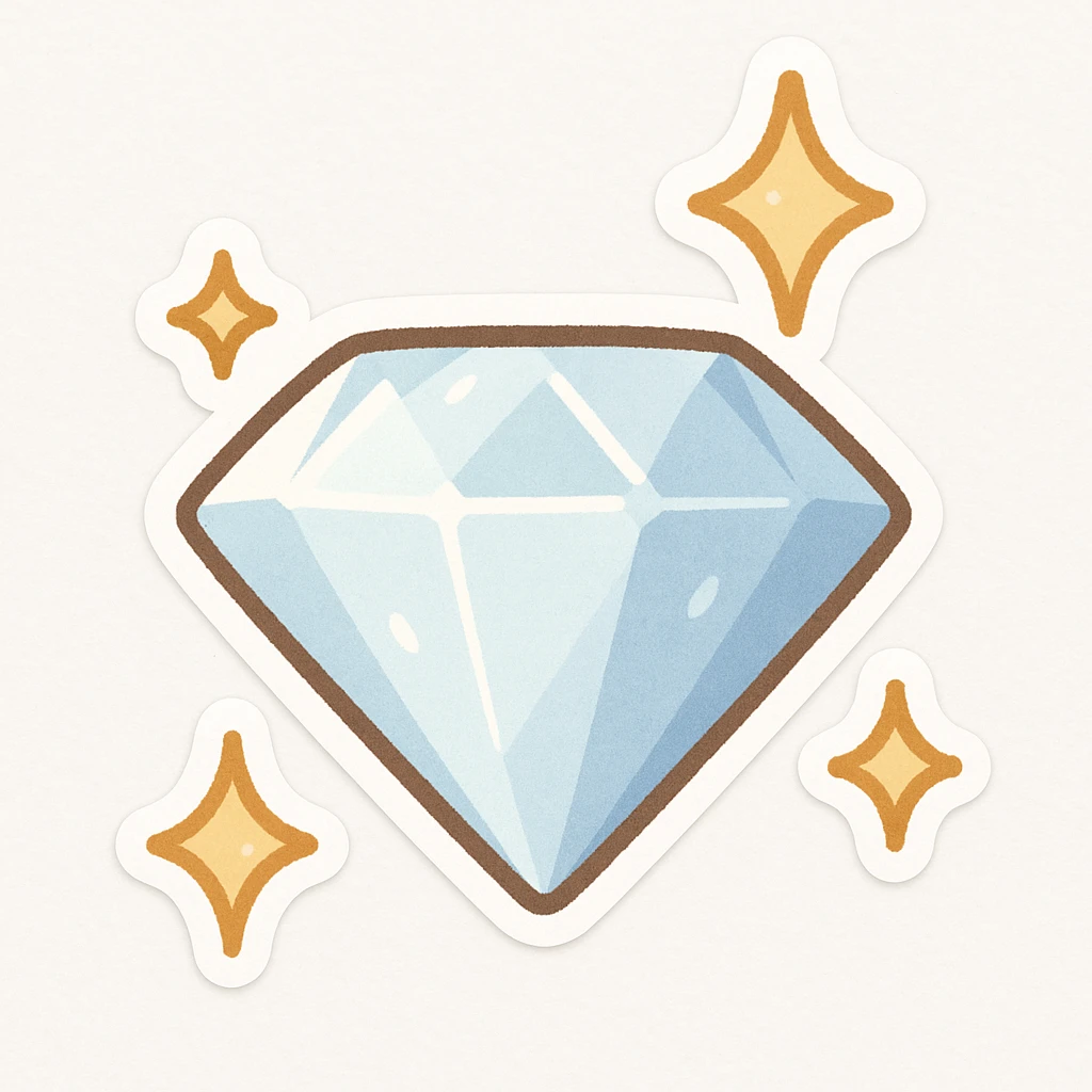 sparkly object emoji