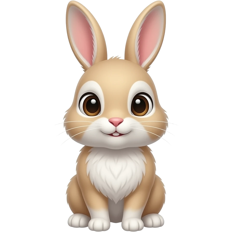 bunny cute more realistic emoji