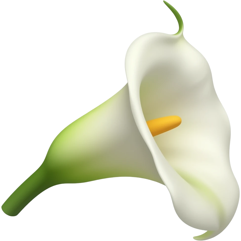 Calla lily emoji