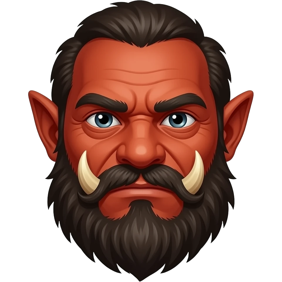 Orcs red emoji