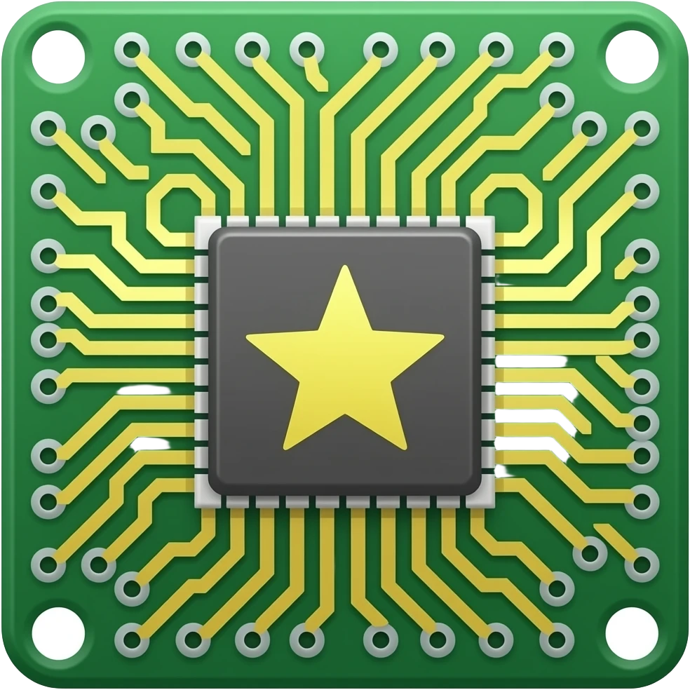 Artificial intelligence and Star emoji