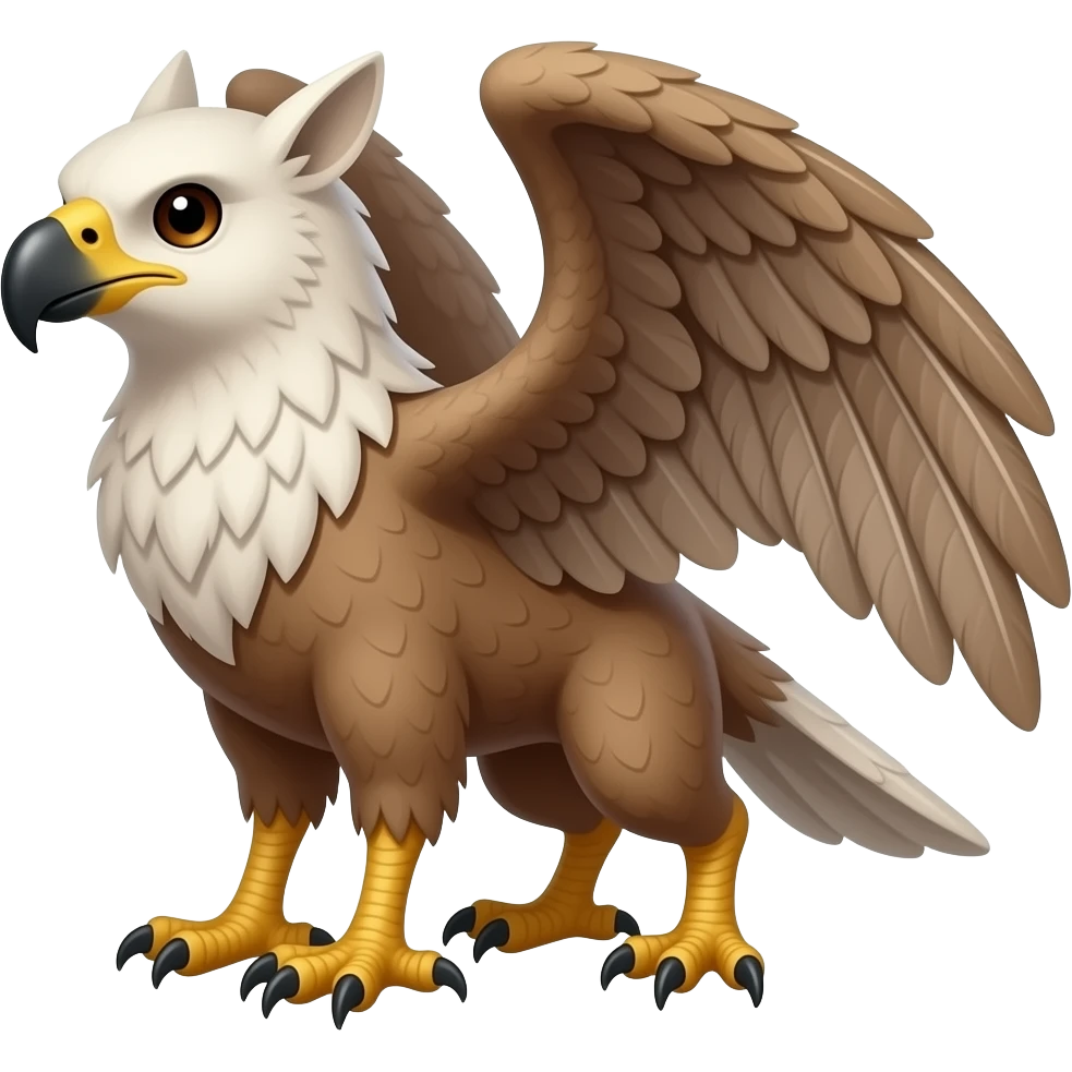 reddish-white-brownish-gryphon-griffin-GriffSnuff-animal-hybrid-creature emoji