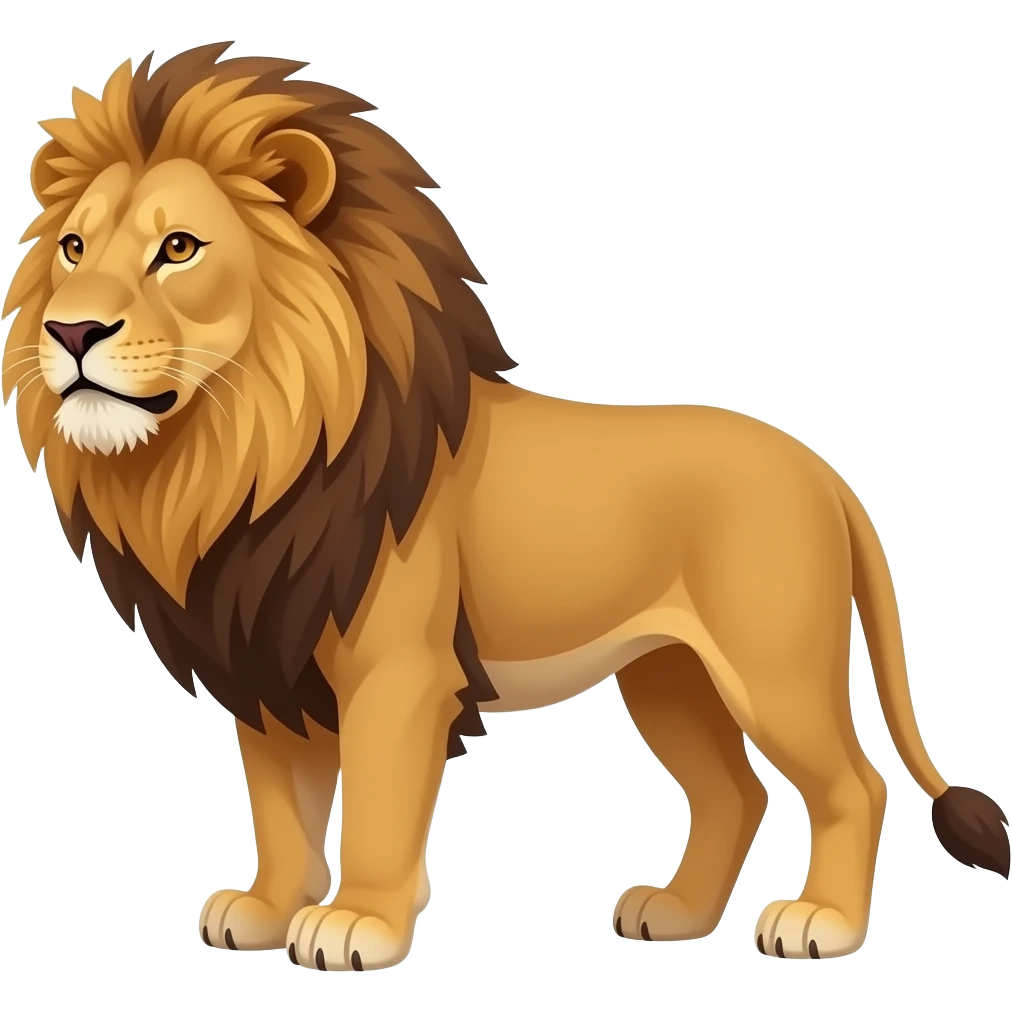 make a lion full body emoji. emoji