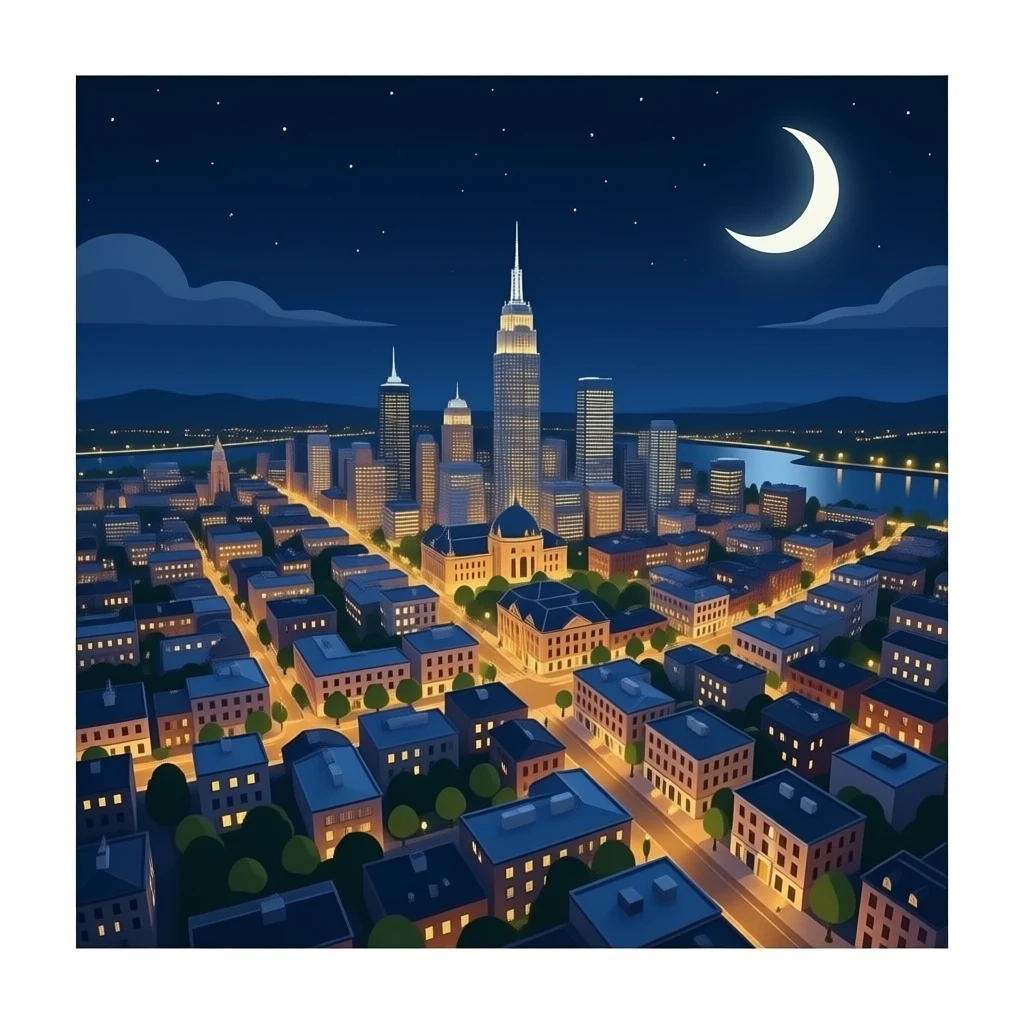 a full view Kingdom  city  from top down  view emoji