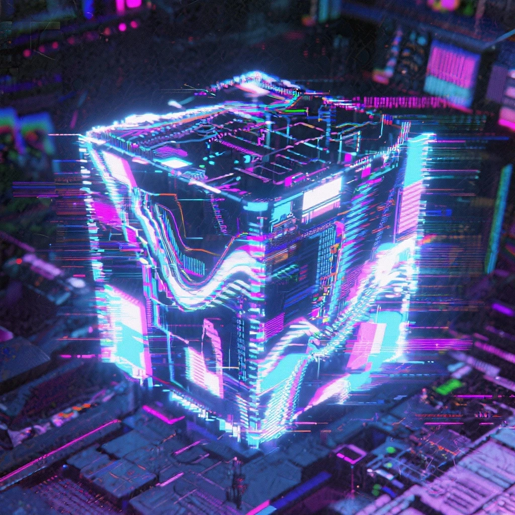 cyberwave glitch digital microscanner projection of these images but featuring no people, cyber hologram, abstract, experimental glitchy brutalist graphicwave,  style of anime - personal perimiter unit emoji