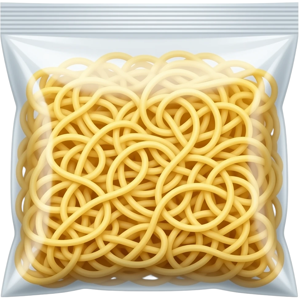 spaghetti in a bag emoji