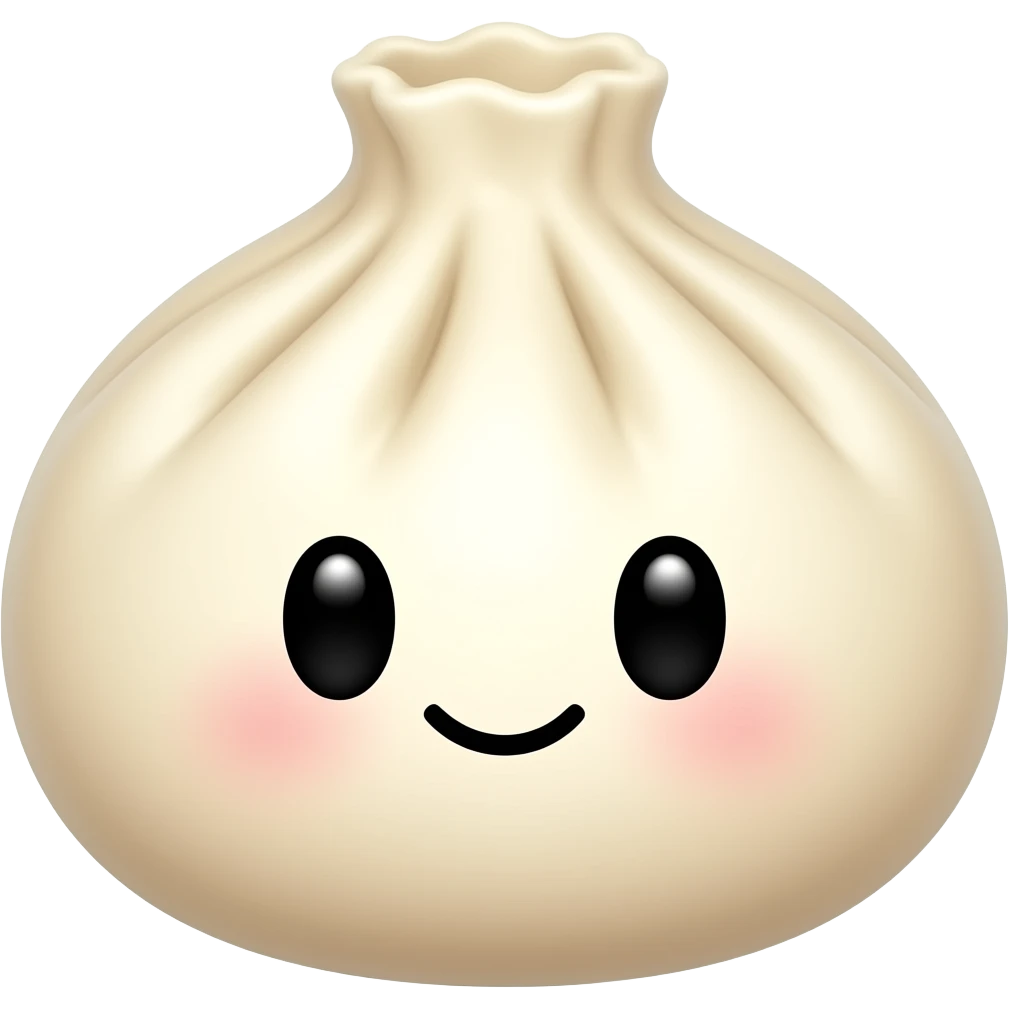 siopao cute white emoji emoji
