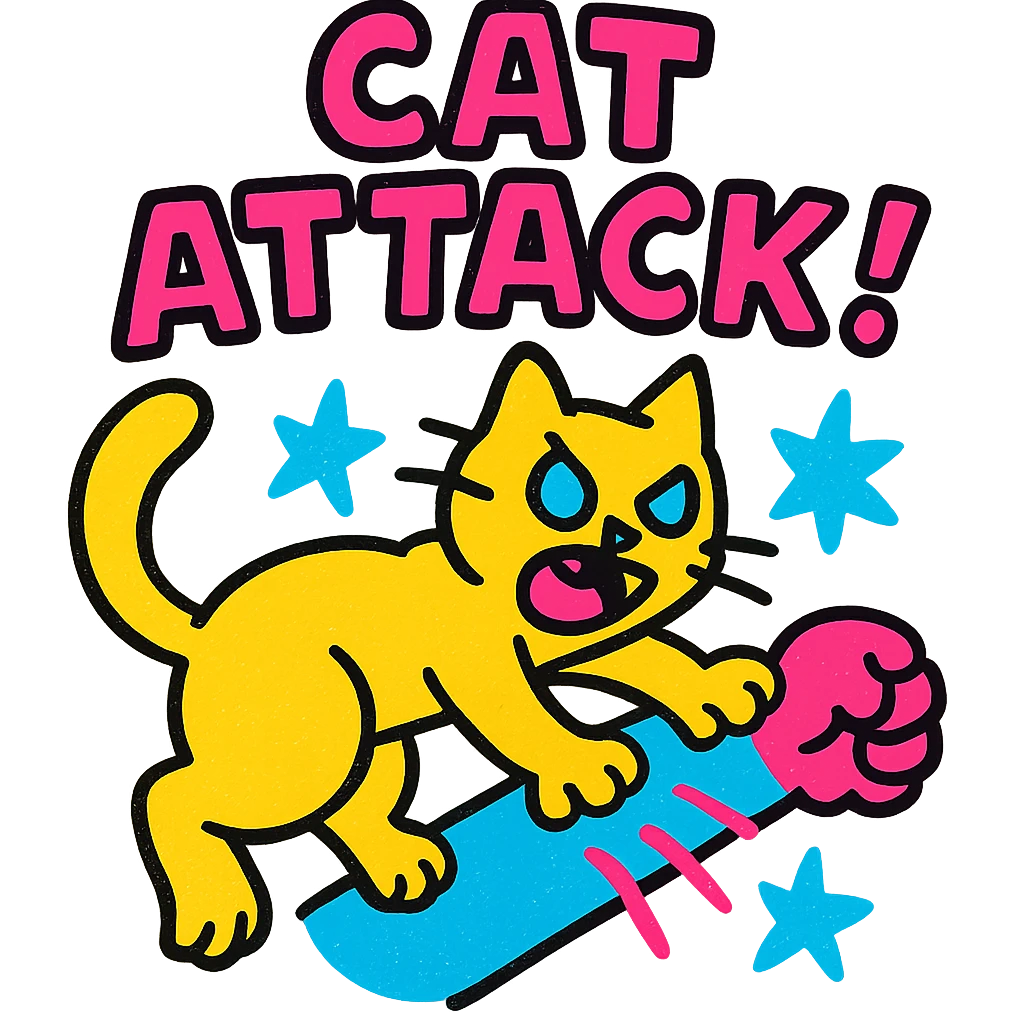 cat attack emoji