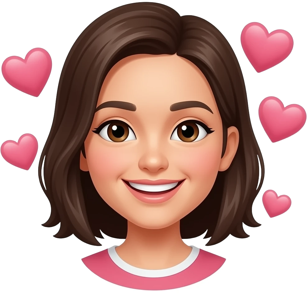 smiling face with hearts emoji