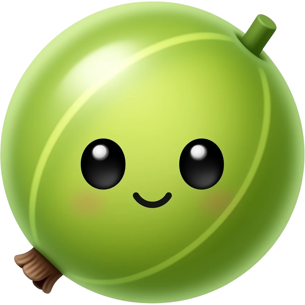 Kawaii gooseberries emoji
