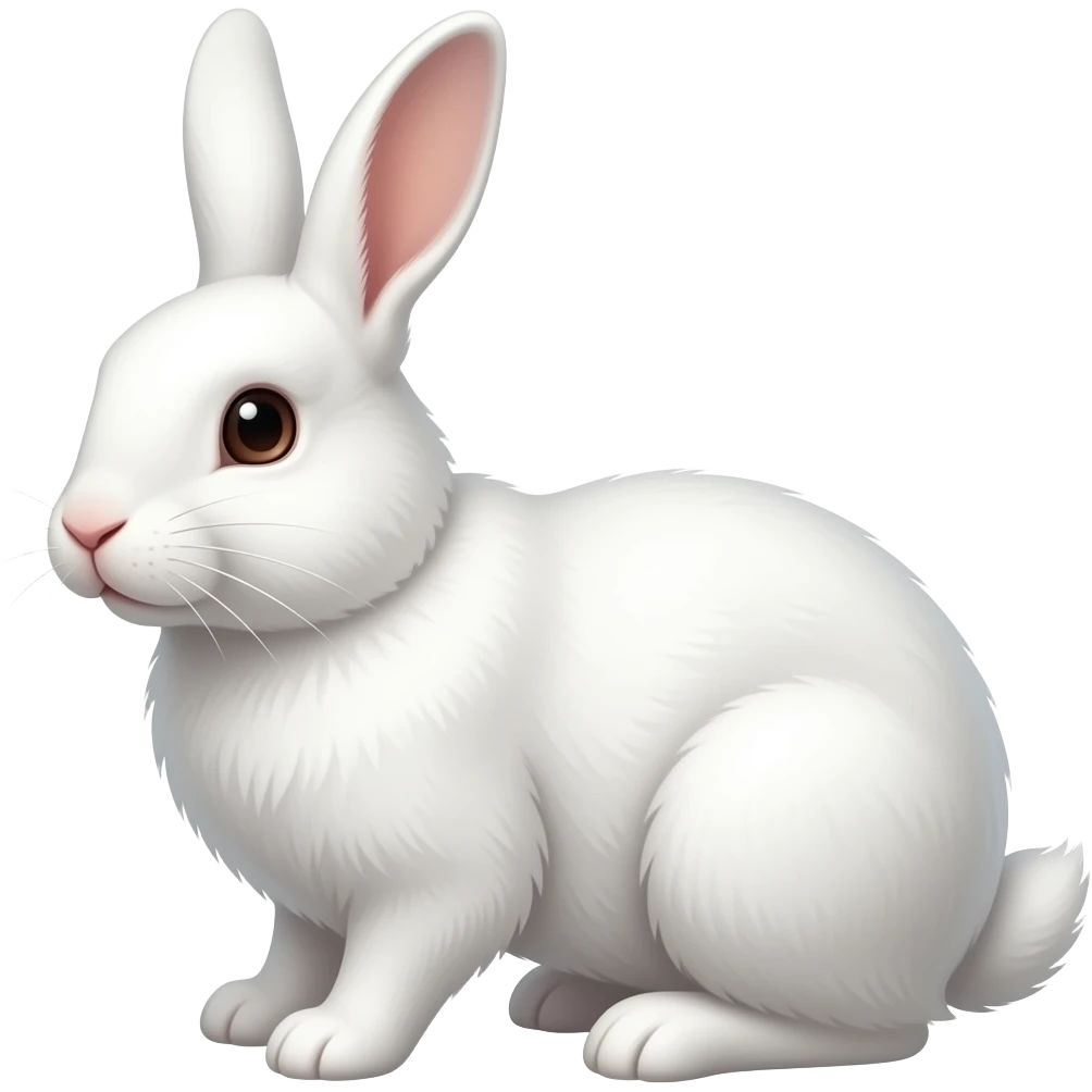 white bunny :3 emoji
