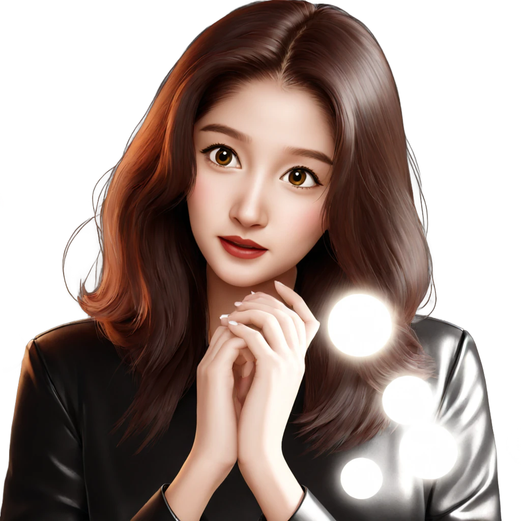 realistic portrait of girl emoji