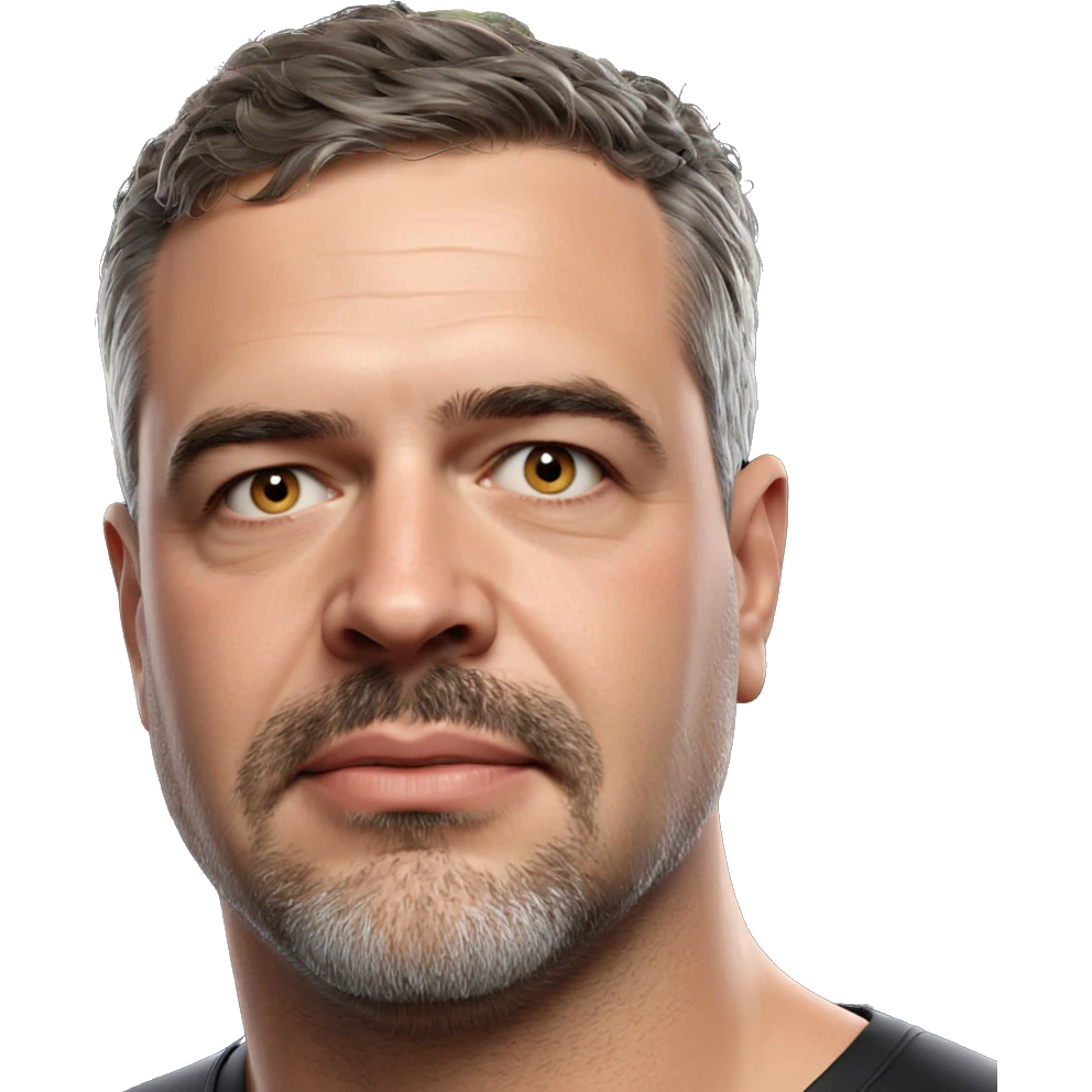 realistic male portrait with beard emoji