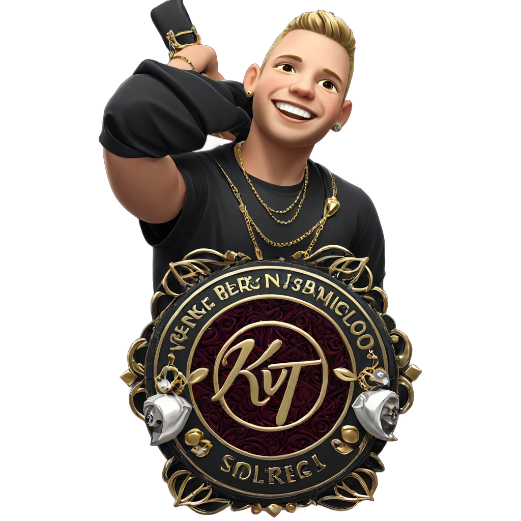 smiling boy with jewelry emoji