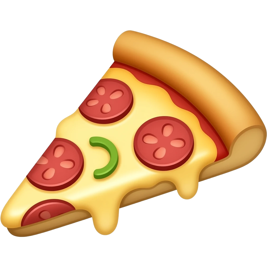 1 slice of pizza emoji