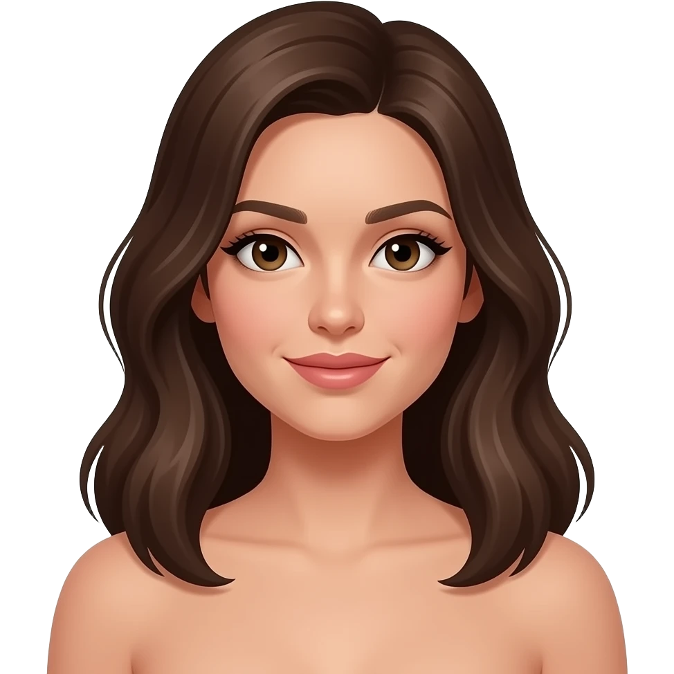An naked sexy girl emoji