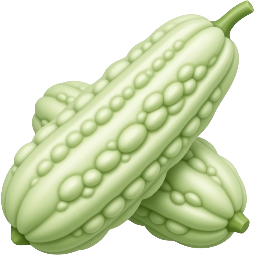 White bitter gourd emoji