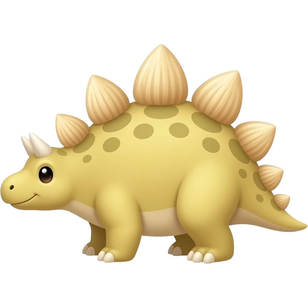 Baby stegosaurus emoji