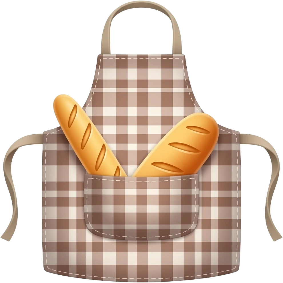bakery apron emoji
