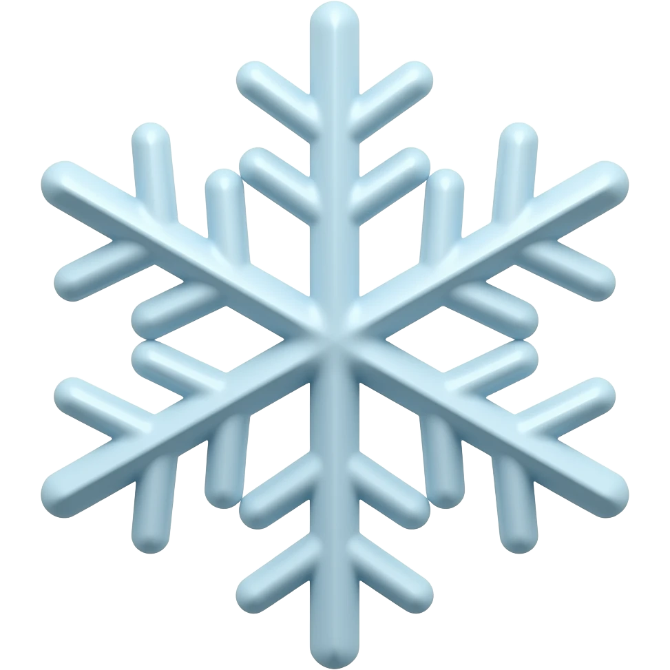 Snowflake emoji