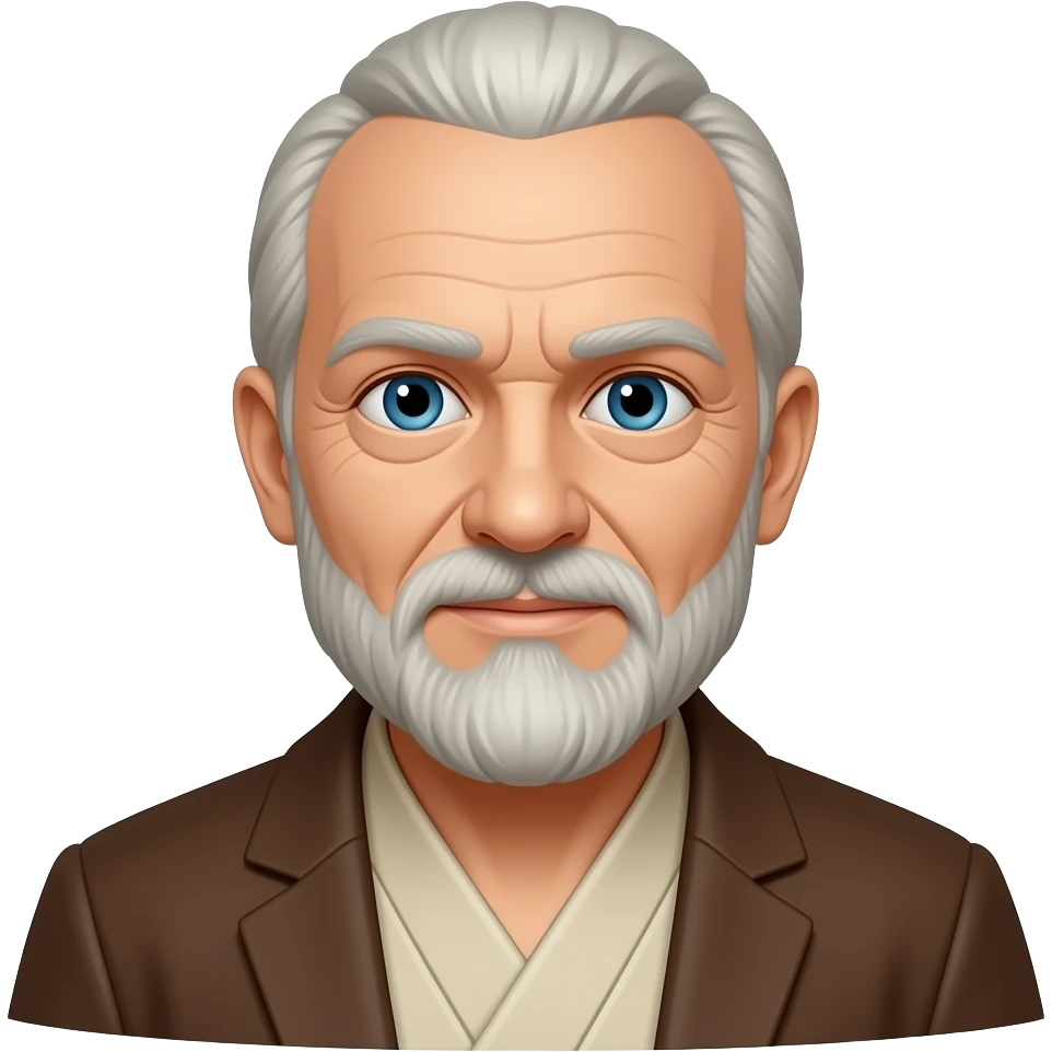 Obi Wan on a MacBook emoji