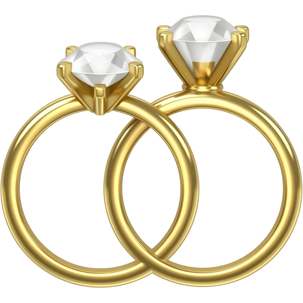 anillos de boda emoji