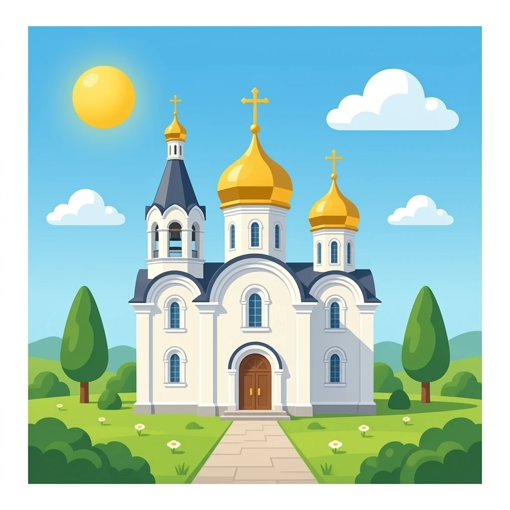 an Orthodox church emoji